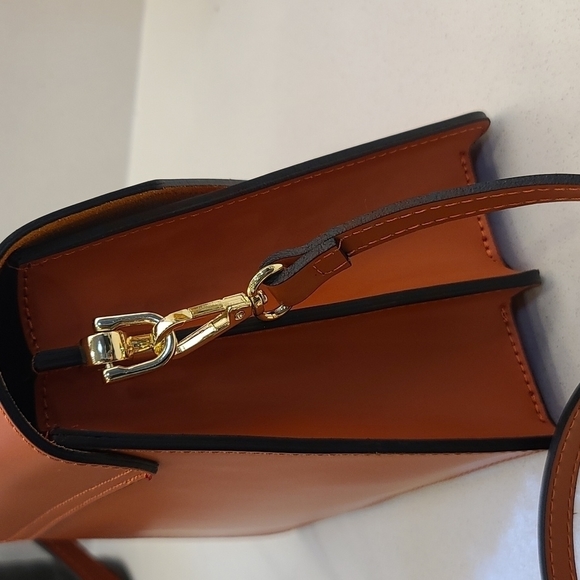 Roberto rossi leather tophandle bag x12 zucca s29 Italy - Picture 9 of 17